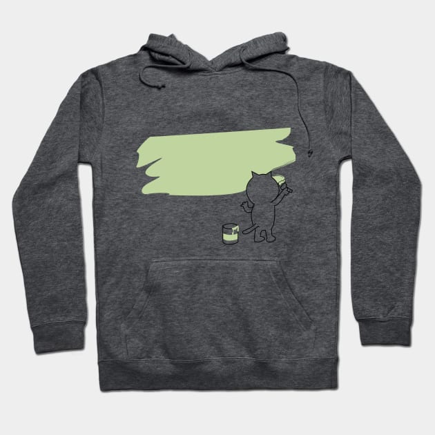Funny cat. Hoodie by IPRINT
